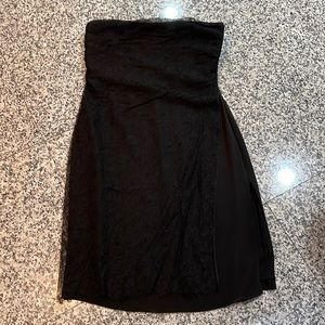Giorgio Armani black lace dress